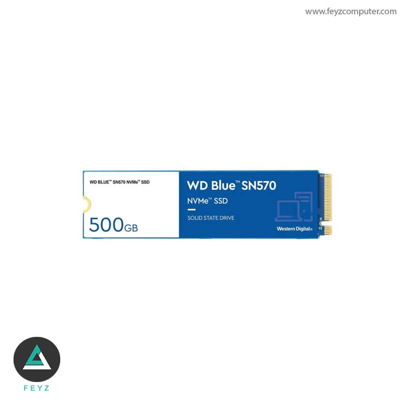 حافظه SSD اینترنال وسترن دیجیتال مدل Blue SN570 M.2 2280 NVMe با ظرفیت 500GB